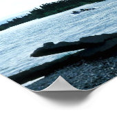 Poster Pêche et navigation sur la rivière Kenai (Coin)