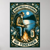 Poster Pêche Nocturne Et Feu De Campagne (Devant)