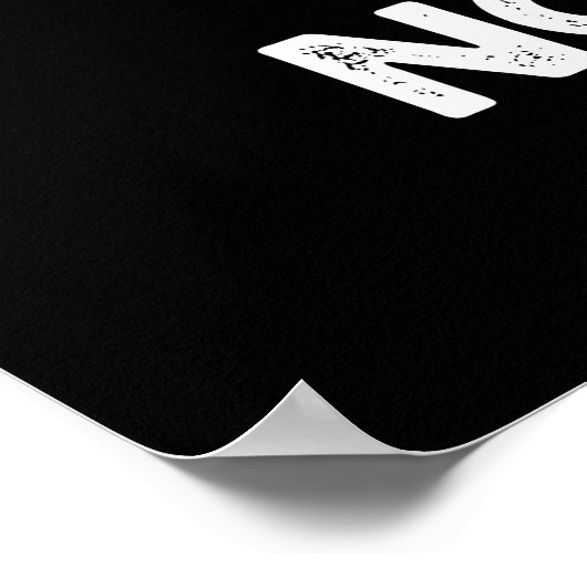 Poster Pêche pas guerre drôle Fruit Pun Dark BG (Coin)