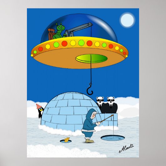 Poster Pêche terminée (Devant)