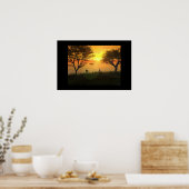 Poster Pêche terminée (Cuisine)