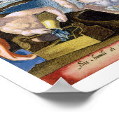 Poster Pêcher dans les eaux peu profondes en utilisant de (Coin)