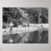 Poster Pêcher les compétences de référence : 1890 (Devant)