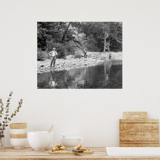 Poster Pêcher les compétences de référence : 1890 (Cuisine)