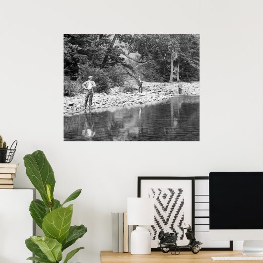 Poster Pêcher les compétences de référence : 1890 (Bureau à domicile)