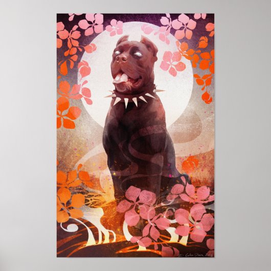 Poster Pêches - (Devant)