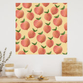 Poster Pêches (Cuisine)