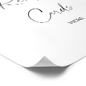 Poster Pêches - Votre carte de recettes ici (Coin)