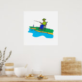 Poster Pêcheur (Cuisine)