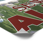 Poster Pêcheur à la mouche - Seward, Alaska (Coin)