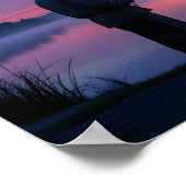 Poster Pêcheur au coucher du soleil (Coin)