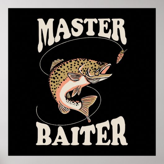 Poster Pêcheur d'appât Maître (Devant)