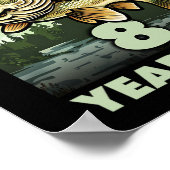 Poster Pêcheur de 8 ans O'Fisherman 8 Pêche 8e Birt (Coin)