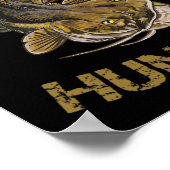 Poster Pêcheur de poisson-chat Chasseur de poisson-chat P (Coin)