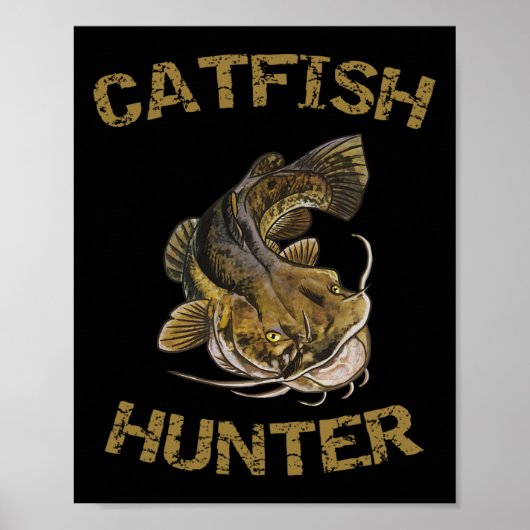 Poster Pêcheur de poisson-chat Chasseur de poisson-chat P (Devant)
