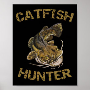 Poster Pêcheur de poisson-chat Chat pour pêcheur de poiss