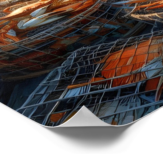 Poster Pêcheurs à la Twilight ramassant des crabes 20x16 (Coin)