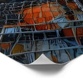 Poster Pêcheurs à la Twilight Récoltant des crabes 24x36 (Coin)