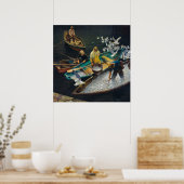 Poster Pêcheurs de Dark Harbor par Newell Convers Wyeth (Cuisine)