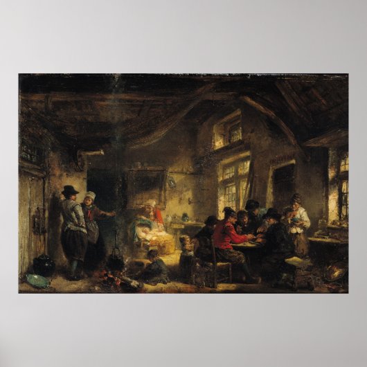 Poster Pêcheurs de l'île de Marken (Devant)