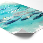 Poster Pêcheurs des hommes Matthieu 4:19 Bible Verse Suiv (Coin)