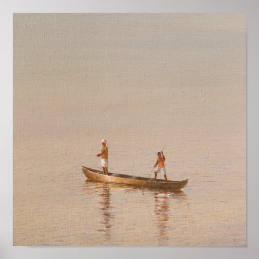 Poster Pêcheurs du Kerala (Devant)