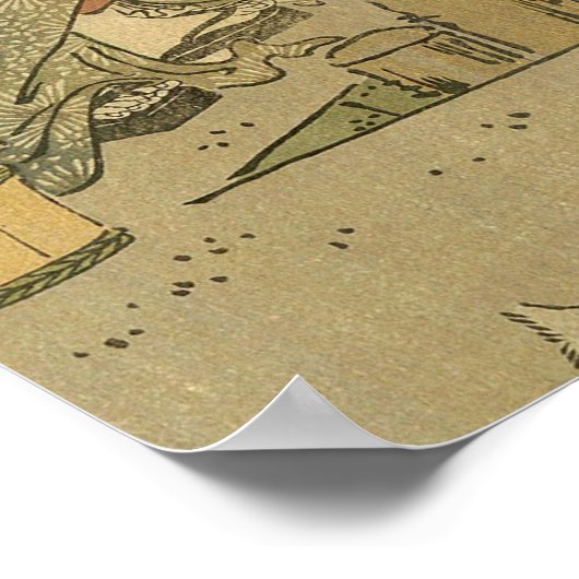 Poster Pêcheurs Japonais (Coin)