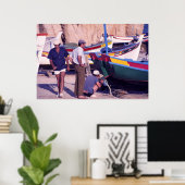 Poster Pêcheurs portugais (Bureau à domicile)