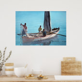 Poster Pêcheurs sur la mer de Galilée (Cuisine)