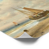 Poster Pêcheurs sur la plage (Coin)