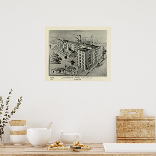 Poster Peck Bros & Co (Cuisine)