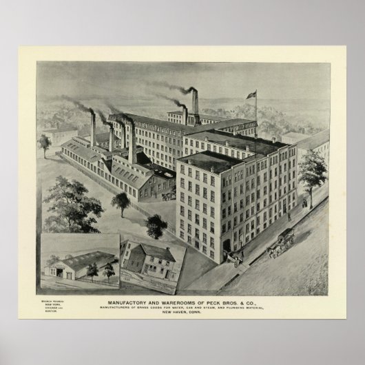 Poster Peck Bros & Co (Devant)