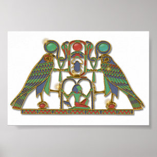 Poster Pectorale de Dieu égyptien Horus