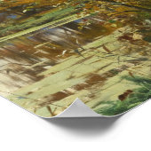 Poster Peder Monsted - La forêt de Charlottendun (Coin)