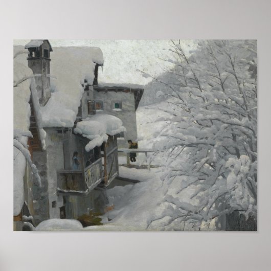 Poster Peder Monsted - Ponte-Campovasto (Devant)