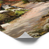 Poster Peder Monsted - Une forêt près d'Ilsenburg (Coin)