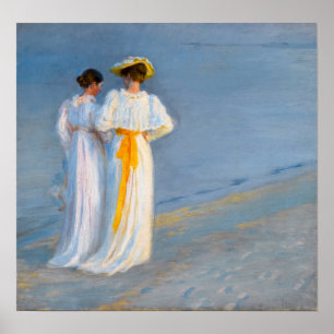 Poster Peder Severin Kroyer - Anna Ancher & Marie Kroyer
