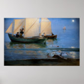 Poster Peder Severin Kroyer - Bateaux de pêche (Devant)