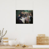 Poster Peder Severin Kroyer - Hip, Hip, Hourra! (Cuisine)