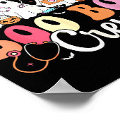 Poster Pediatric Nurse Boo Boo Crew Ghost Nurse Halloween (Coin)