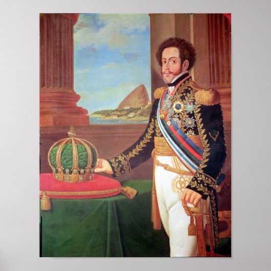 Poster Pedro I Empereur du Brésil, 1825 (Devant)