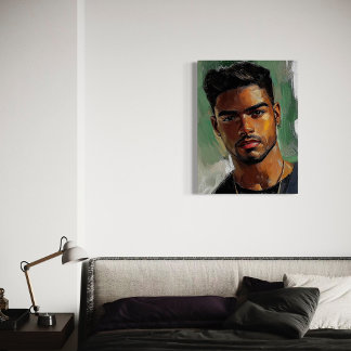 Poster Pedro - Portrait d'un homme afro-latino
