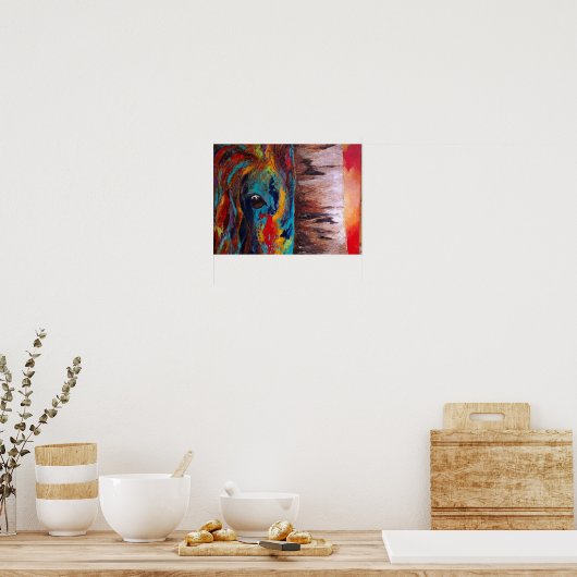 Poster Peek-A-Boo (Cuisine)