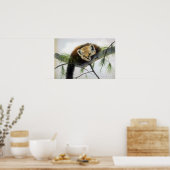 Poster Peek-a-boo, Pine Marten (Cuisine)