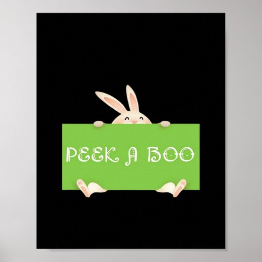 Poster Peekaboo Bunny (Devant)