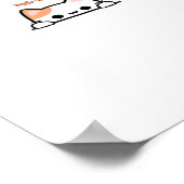 Poster Peekaboo ! - Design Classique Pour Halloween (Coin)