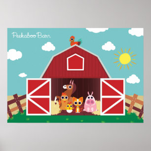 Poster Peekaboo Grange Jour Paysage Groupe 1