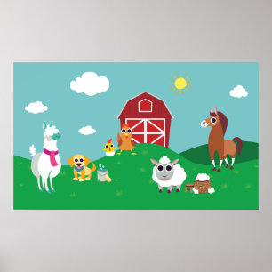 Poster Peekaboo Grange Pasture Group 1