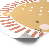 Poster Peekaboo Scandi Style Lion (Coin)