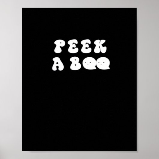 Poster Peekaboo Slogan Éffrayant (Devant)